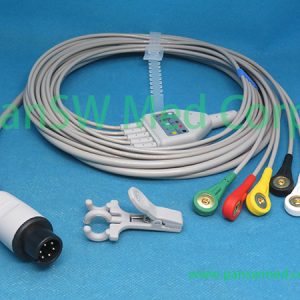 Compatible Philips HP M 3921A M 3923A M 3925A ECG Cable – Pan-SWMed