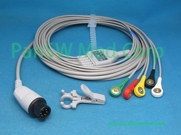Compatible Philips HP M 3921A M 3923A M 3925A ECG Cable – Pan-SWMed
