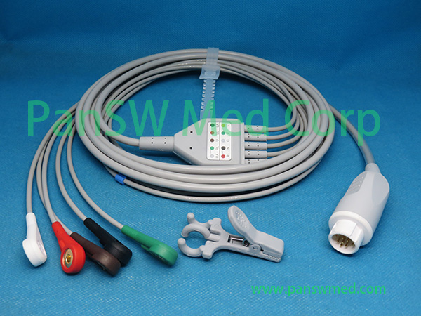 Compatible Philips Heartstream ECG Cable – Pan-SWMed