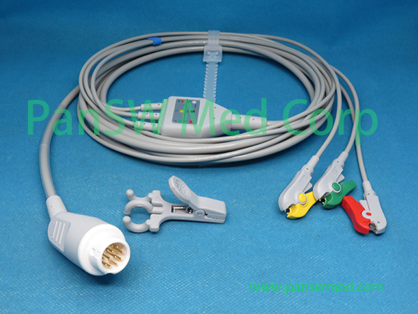 Compatible Philips IntelliVue M1165A M1166A M1167A ECG cable