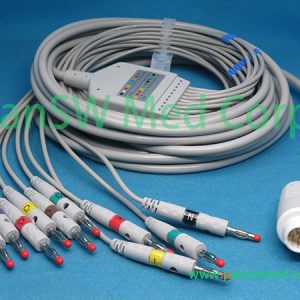 Compatible Philips M1663A / M1949A ECG Trunk Cable