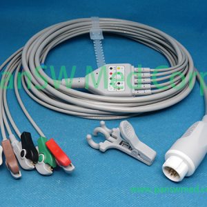 Compatible Philips M3000A M3001A M3046A ECG cable