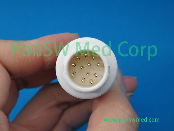 Compatible Philips M3000A M3001A M3046A ECG cable connector