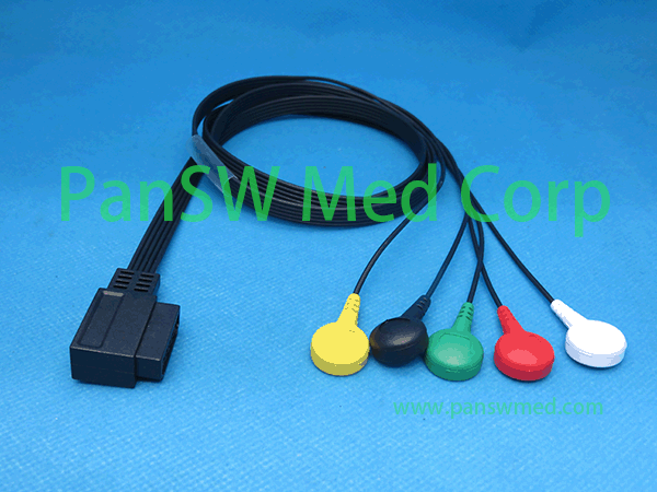 Compatible Philips M4725A Holter Cables1 - PanswMed