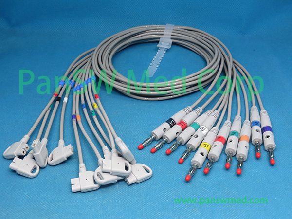 Compatible Philips PageWriter TRIM Cardiographs ECG Leads