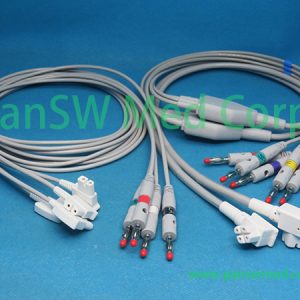 Compatible Philips TC30 TC50 ECG Leads AHA Banana - PanswMed