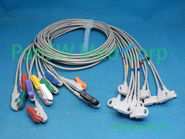 Compatible Philips Trim 989803129161 ECG Leads AHA Clip - PanswMed