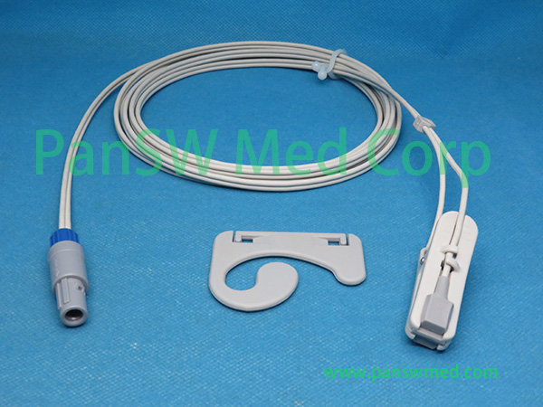 compatible Risingmed RPM 9000A SpO₂ sensor adult ear clip