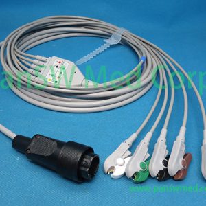 Compatible Sadaat ECG Cable Heyer Neptune 5leads AHA Grabber – PanswMed