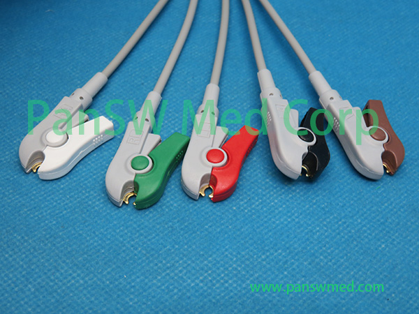 Compatible Sadaat ECG Cable Heyer Neptune 5leads AHA Grabbers – Pan-SWMed