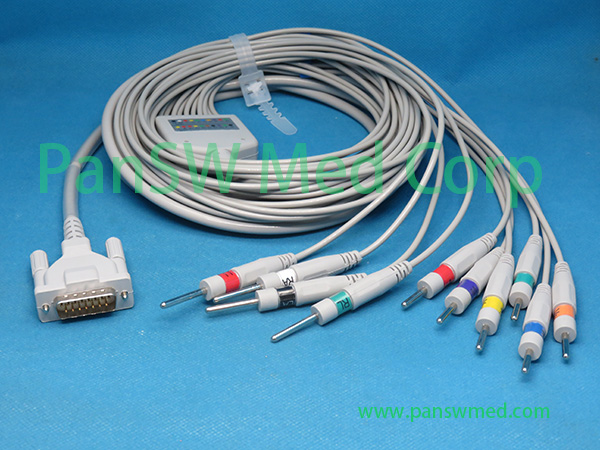 Compatible Schiller AT-102 ECG Cable