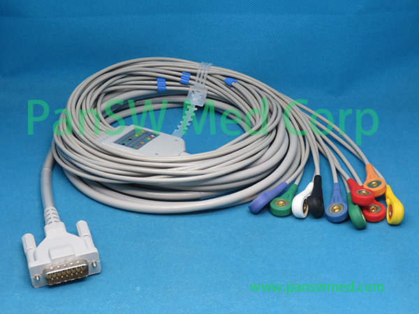 Compatible Schiller CARDIOVIT AT 10 Plus ECG Cable