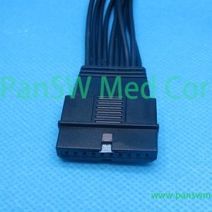 Compatible Schiller MS-12 blue wireless Holter ECG Cable