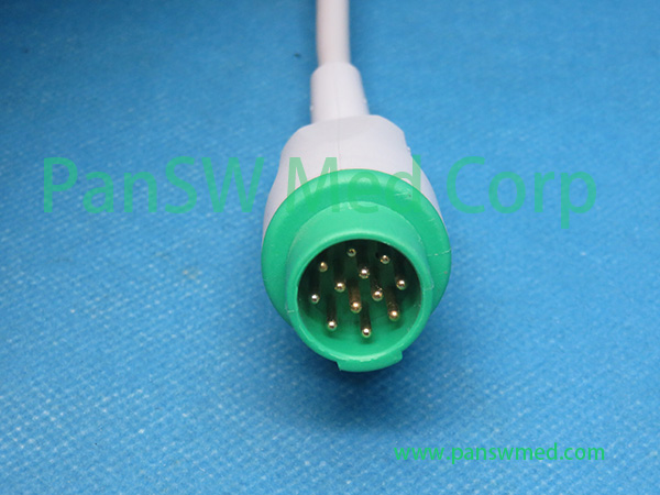 Compatible Schiller Defigard 5000 10-Lead ECG Cable cable detail