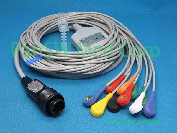 Compatible Siare Neptune medical ECG cable 10-lead