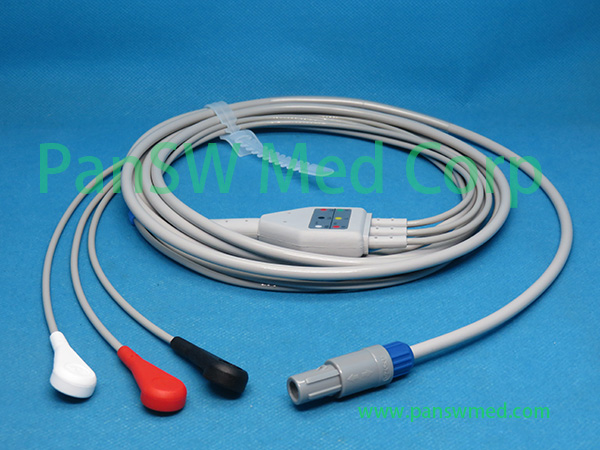 Compatible Siemens SC2000 ECG cable snap AHA - PanSW Medical