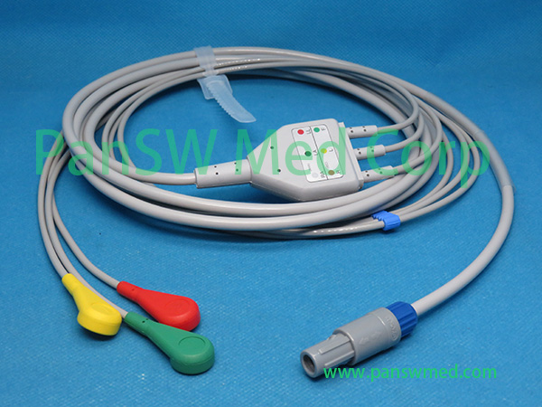 Compatible Siemens SC 2000 ECG Cable Snap IEC – Pan-SWMed