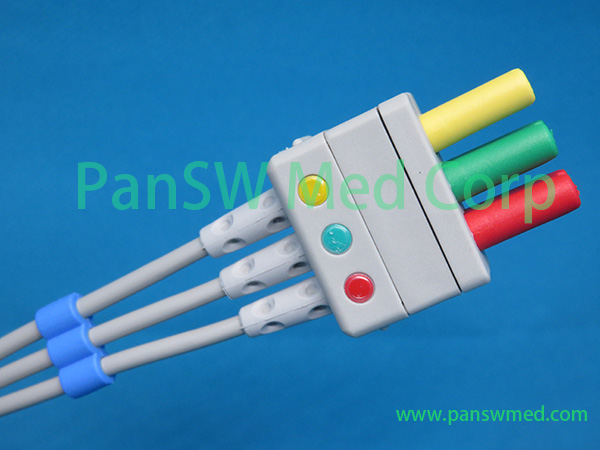 Compatible Siemens Fukuda ECG leads 3leads – Pan-SWMed