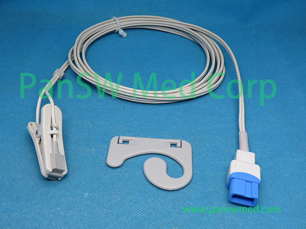 compatible Spacelabs 1050 1600 1700 SpO₂ sensor adult ear clip