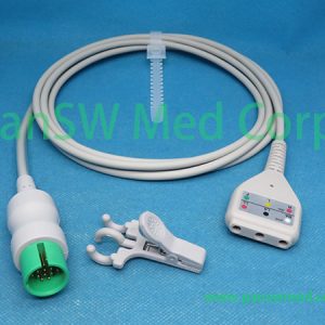 Compatible Spacelabs 700-0008-12 patient monitor ECG trunk cable neonate