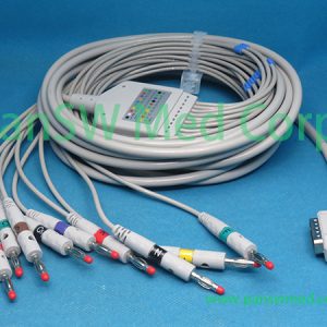 Compatible Suzuken Kenz Cardio 601 ECG cable