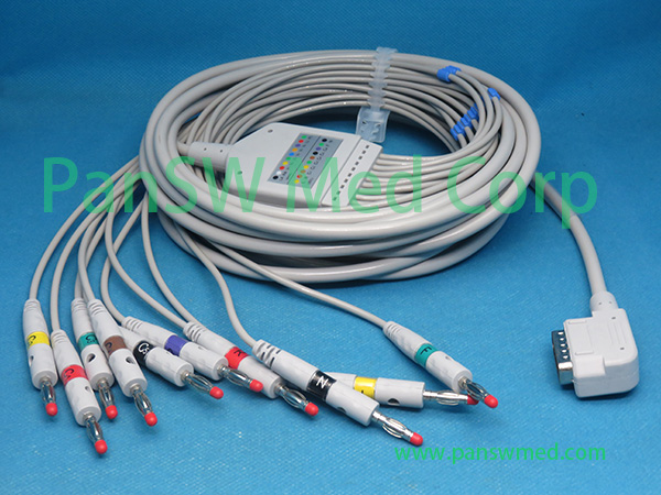Compatible Suzuken Kenz Cardio 601 ECG cable