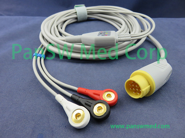 Compatible Welch Allyn ECG Cable PIC 50 PIC 40 PIC 30 AHA Snap – PanswMed