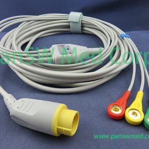 compatible Welch Allyn ECG cable PIC50 PIC40 PIC30 IEC snap – Pan-SW Med