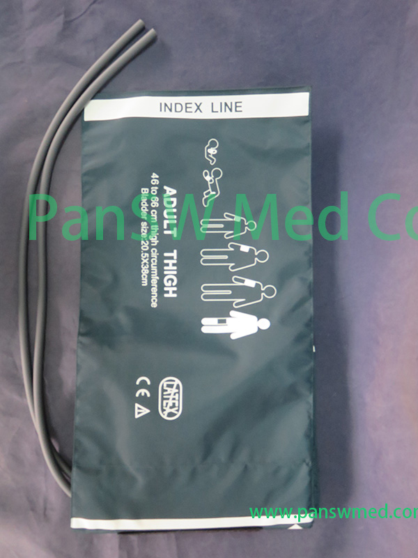 Compatible Adult Thigh NIBP Cuff Dual Hoses1 – Pan-SW Med