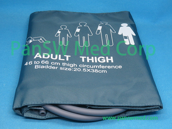 Compatible Adult Thigh NIBP Cuff Single Hose – Pan-SW Med
