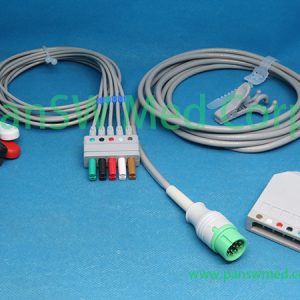 Compatible Biolight A Series ECG Trunk 5leads AHA Snap – PanswMed