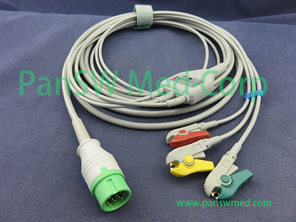 Compatible Biolight ECG Cable 3leads IEC Clip – PanswMed