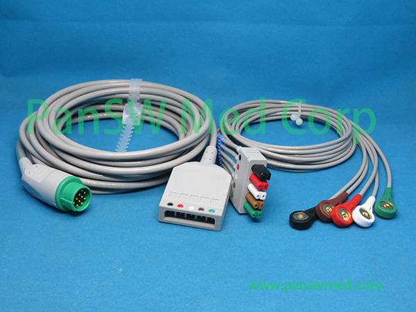 compatible biolight ECG trunk leads AHA snap2 – PanswMed