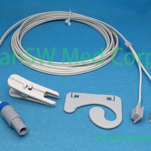 Compatible Biolight M6 M12 M69 multi-site SpO2 sensor with 3m cable