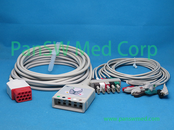 Compatible Bionet ECG trunk lead set BM 5 – PanswMed
