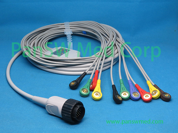 Compatible Cardioline Delta 60 Delta Plus 60 ECG Cable