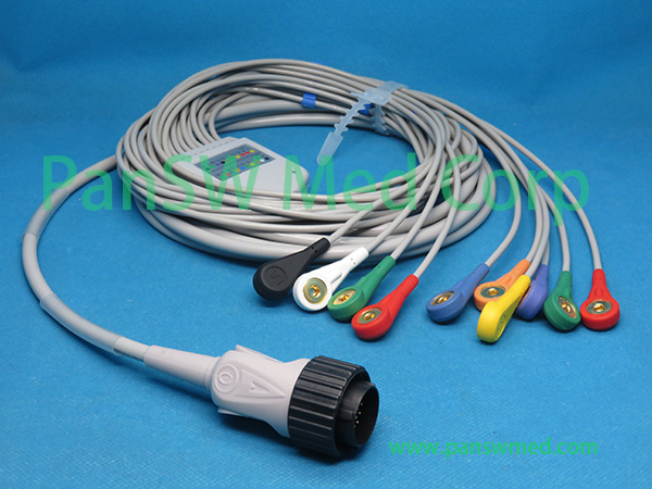 Compatible Cardioline Delta Plus Delta 3 Plus ECG Cable