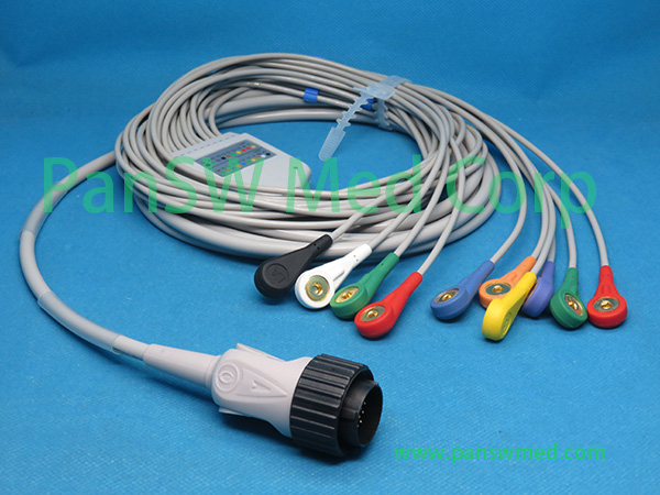 Compatible Cardioline Delta 60 Plus Delta 1 ECG Cable