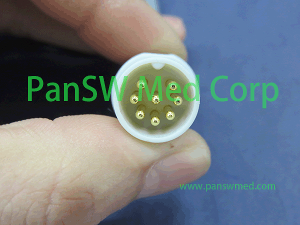 Compatible Datascope SpO2 adapter cable 8-pin connector - PanSW Medical