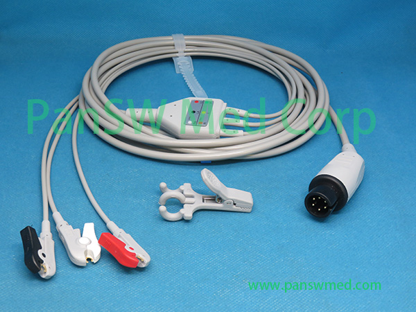 Compatible Dixtal DX 2022 DX 2515 Patient Monitor ECG Cable AHA 3leads Clip – PanswMed