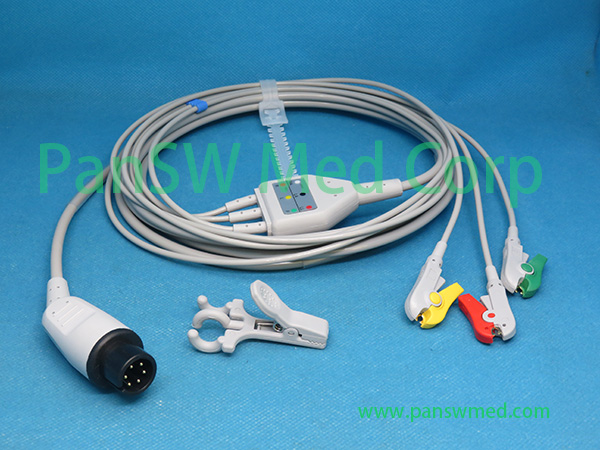 Compatible Dixtal DX 2022 DX 2515 Patient Monitor ECG Cable IEC 3leads Clip – PanswMed