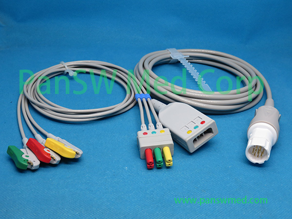 Compatible Dräger M35364 PM8060 ECG trunk cable - PanSW Medical