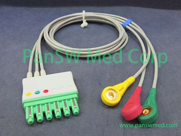 Compatible Dräger MS16159 ECG leads snap - PanSW Medical