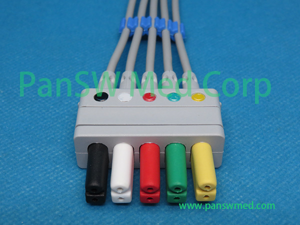 Compatible Dräger PM8060 ECG leadwire connector - PanSW Medical