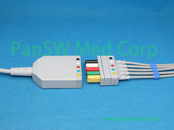 Compatible Dräger PM8060 ECG trunk and leads - PanSW Medical