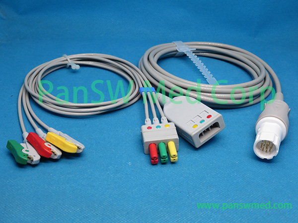 Compatible Drager Ecg Trunk Cable 3leads IEC – PanswMed