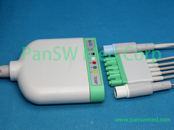 Compatible Dräger MultiMed Plus pod ECG SpO2 temperature - PanSW Medical