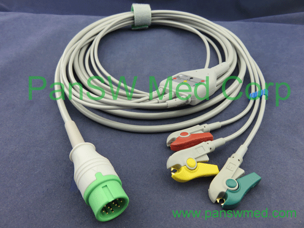 Compatible ECG Cable Biolight IEC Clip – PanswMed