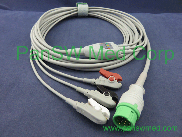 Compatible ECG Cable Biolight Aha Clip – PanswMed