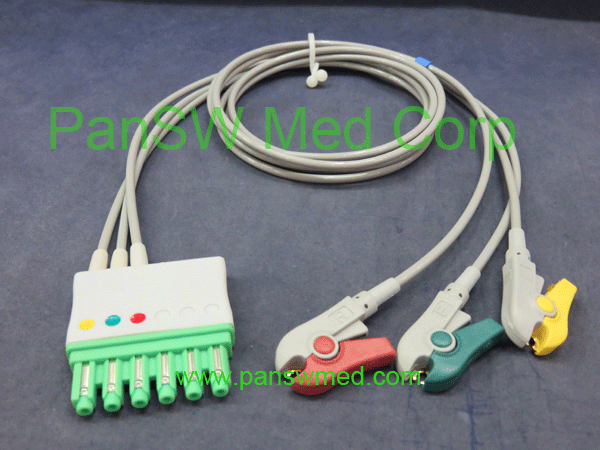 Compatible ECG leads For Siemens Dräger Iec Clip Monolead XDX 10030D – Pan-SWMed